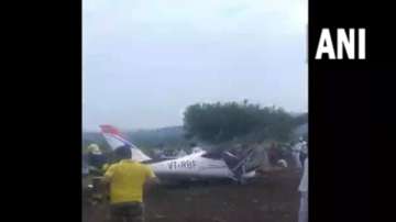 A two-seater training aircraft, reportedly belonging to Redbird Aviation, made an emergency landing near Sambra airport in Belagavi after technical glitches encountered during the flight.