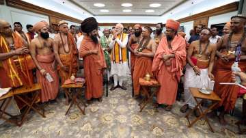 pm modi meets adheenams, Narendra Modi, Tamil Nadu Adheenams, Sengol to PM Modi, sengol news, new Pa