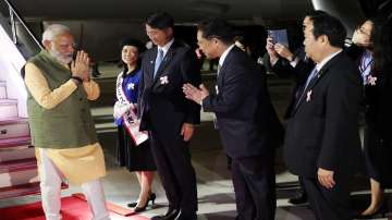 Prime Minister Narendra Modi arrives in Japan