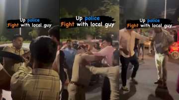 Uttar Pradesh: On-duty cop assaulted on road in Noida, uniform torn; 3 arrested | WATCH 