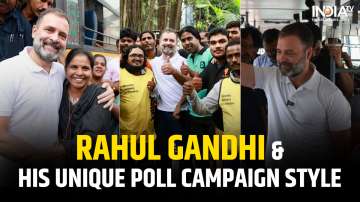 Rahul Gandhi adopted a different strategy to carry out poll campaigns for his party