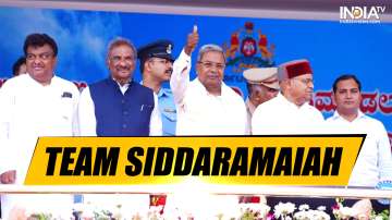 Siddaramaiah get one deputy and 8 ministers to run the government