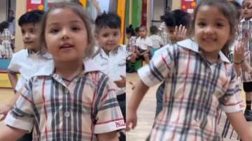 Little girl dances to Punjabi song Evergreen