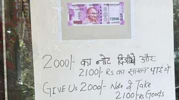 Shop owner's hack to increase sales with Rs 2000 notes