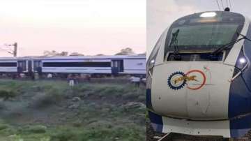 Puri-Howrah Vande Bharat Express halted between Dulakhapatna-Manjuri Road Station after the overhead wire was damaged due to thunderstorms and lightning.
