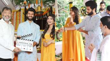 Vijay Deverakonda and Sreeleela’s 'VD12' officially launched with a pooja ceremony