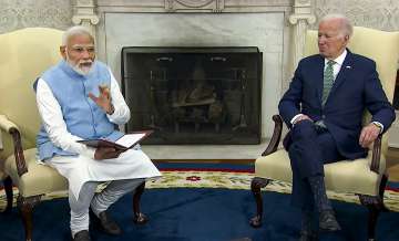 PM Modi with His Excellency Joe Biden.