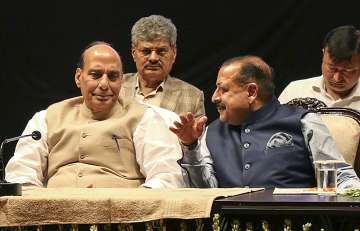 Defence Minister Rajnath Singh in Jammu