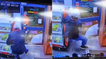 Thief locked inside shop