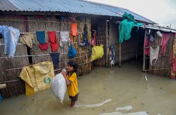 Assam flood 2023, Bajali district, assam waterlogging, assam rain water, assam flood situation, Assa