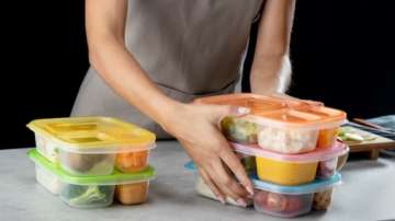 Is it hazardous to store food in plastic containers? 