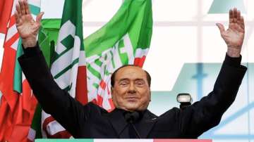 Italian former Premier and Forza Italia (Go Italy) party leader, Silvio Berlusconi