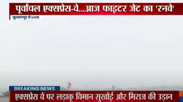 IAF fighter jets land on Purvanchal Expressway, indian air force fighter jet, emergency exercise in 