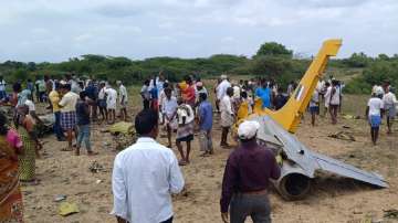 Kiran trainer aircraft crashes