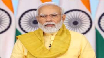 PM Modi's pre-recorded message was aired on Wednesday