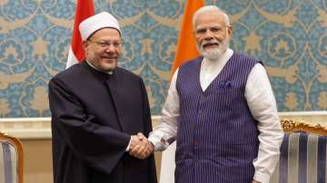 PM Modi meets Grand Mufti of Egypt, Dr Shawki Ibrahim Abdel-Karim Allam, in Cairo