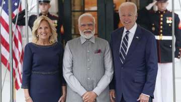 President, First Lady receive PM Modi at White House ahead of crucial dinner 