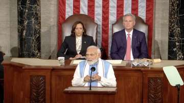 Prime Minister Narendra Modi during address at joint sitting of US Congress 