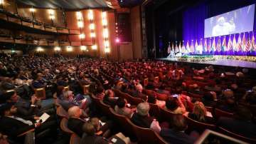 PM Modi during an address to the business leaders in US.