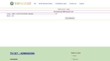 TSPOLYCET 2023, TS POLYCET Seat Allotment Result 2023