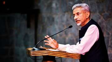 EAM S Jaishankar addressing an event in New Delhi