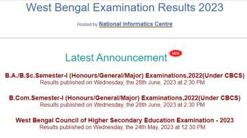 Calcutta University Result 2022 BA, Calcutta University Result 2022 BCom, Calcutta University Result