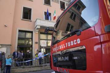 Firefighters evacuated 80 people from the retirement home in Milan