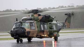 The Australian MRH-90 Taipan military helicopter 