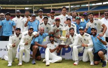 South Zone team after win, Duleep trophy