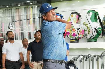 Kapil Dev during launch of Golf Fitting Centre