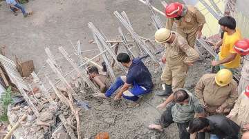 Delhi under-construction building collapse, under construction building collapses in dakshinpuri, nd