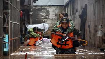Several parts of China are experiencing heavy rainfall, leading to floods and landslides