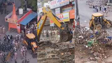 Delhi: PWD demolishes Hanuman Mandir and Mazar in Bhajanpura | VIDEO 