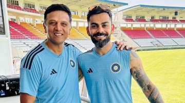 Virat Kohli shared a heartwarming post with head coach Rahul Dravid ahead of the first Test against West Indies