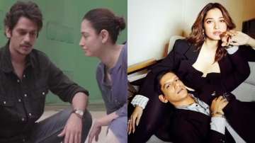 Vijay Varma and Tamannaah Bhatia exchange glances in a new BTS video from Lust Stories 2