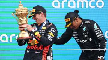 Max Verstappen and Lewis Hamilton, Formula 1 British GP