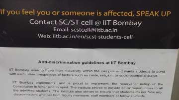 IIT Bombay anti-discrimination guidelines, IIT Bombay