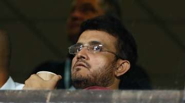 Sourav Ganguly during India-Australia series last year