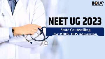 NEET UG State Counselling 2023, NEET UG state counselling