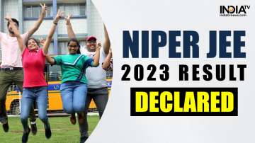 NIPER JEE 2023 result 2023 declared