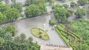 Water logging in Noida Sector 137