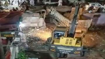 Several pictures and videos emerged on social media depicting the demolition