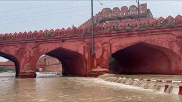 delhi rains, delhi weather, red fort, delhi flood, Yamuna river, severe flood alert, above normal fl
