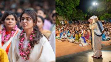 Samantha ruth prabhu, sadhguru, isha foundation,