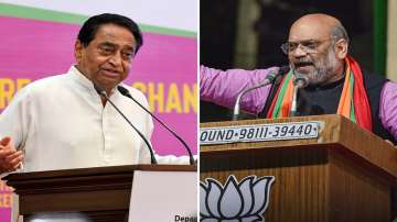 Kamal Nath (left), Amit Shah (right) 