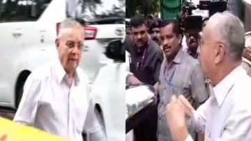 Siddaramaiah's elderly neighbour stops CM's convoy to compalin about traffic chaos