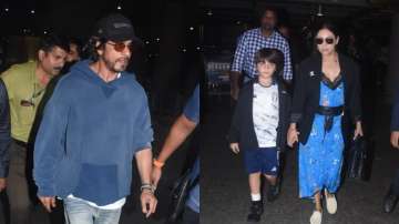 Shah Rukh Khan spotted with Gauri Khan 