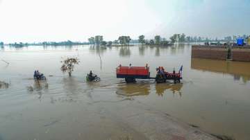 Two Indians swept away by Sutlej river, Two Indians reach Pakistan, punjab ferozepur district, Pakis