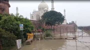 Taj Mahal is facing a flood threat