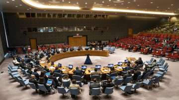 The UNSC session discussing security in Ukraine